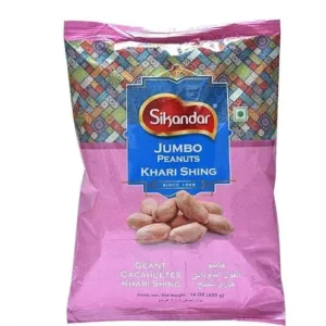 Sikandar Jumbo Roasted Peanuts 400g – Bold Crunchy Khari Shing Snack